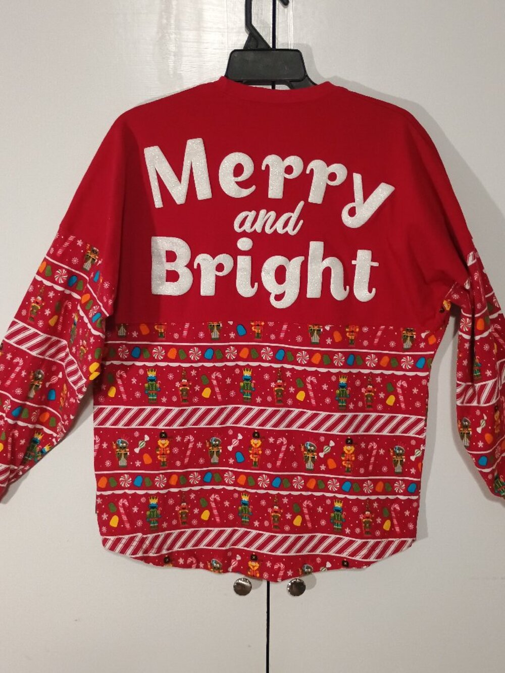 Spirit Jersey Sesame Street SeaWorld Busch Gardens Merry & Bright Christmas Top - Picture 3 of 7